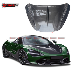 Cubierta de motor Topcar de fibra de carbono para Mclaren 720S