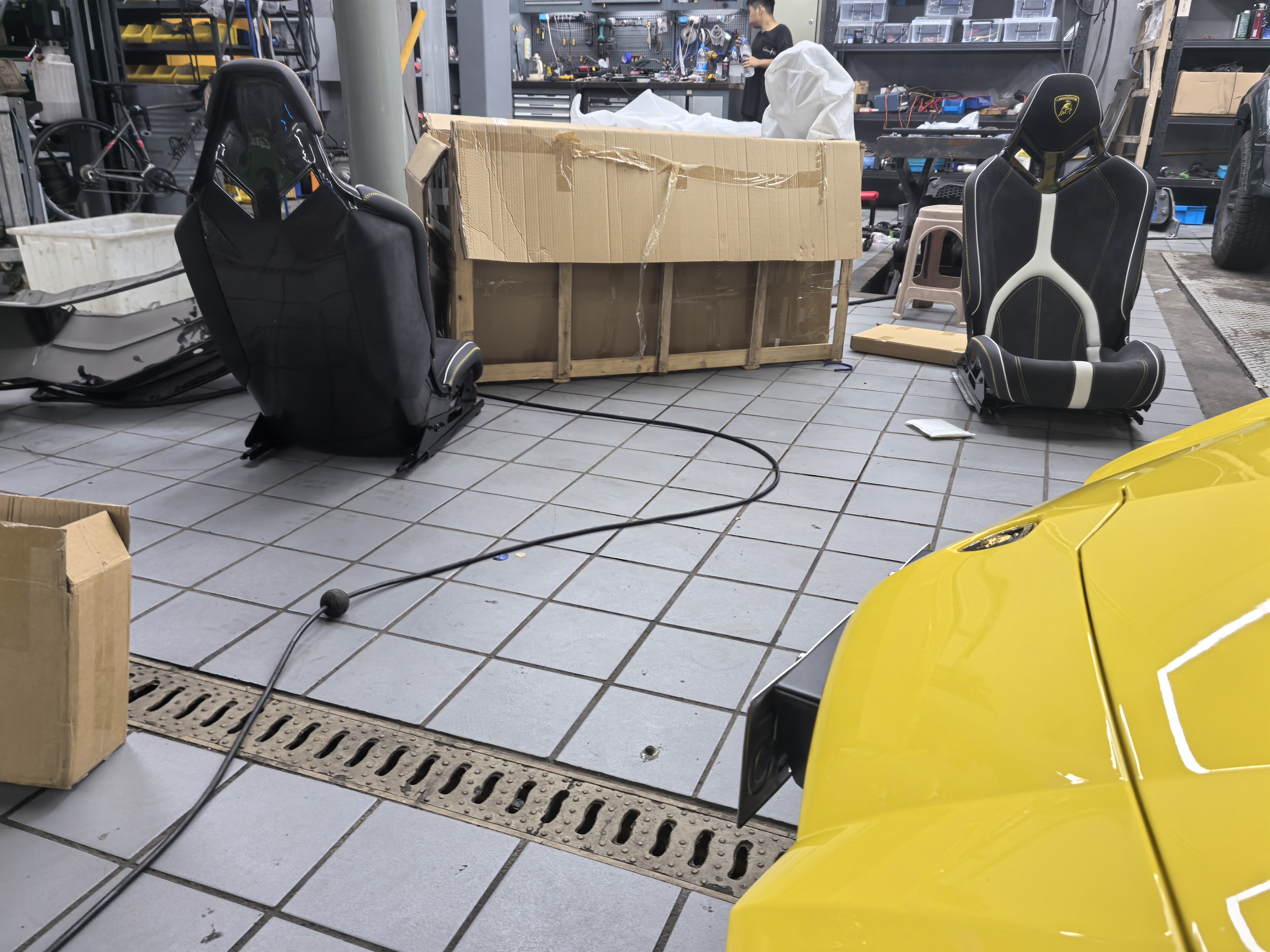 asiento lambroghini aventador svj 