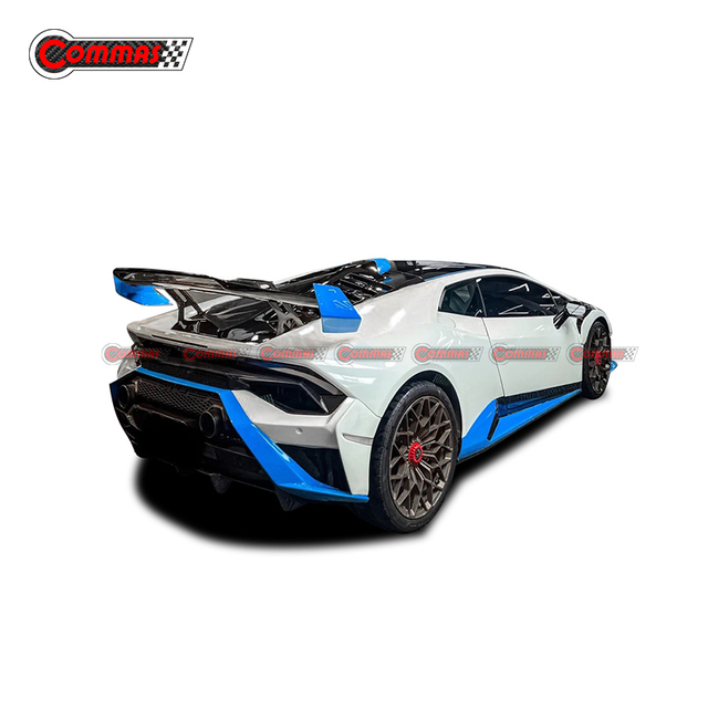 Kit de carrocería de fibra de carbono seca estilo STO para Lambroghini Huracan