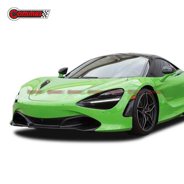 Parachoques lateral de entrada de aire de fibra de carbono para Mclaren 720S 2018 Coupe 