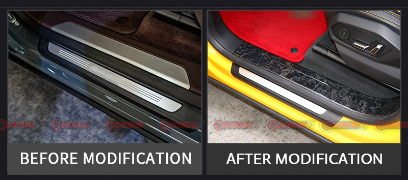 Umbral de puerta interior del coche Lamborghini URUS 