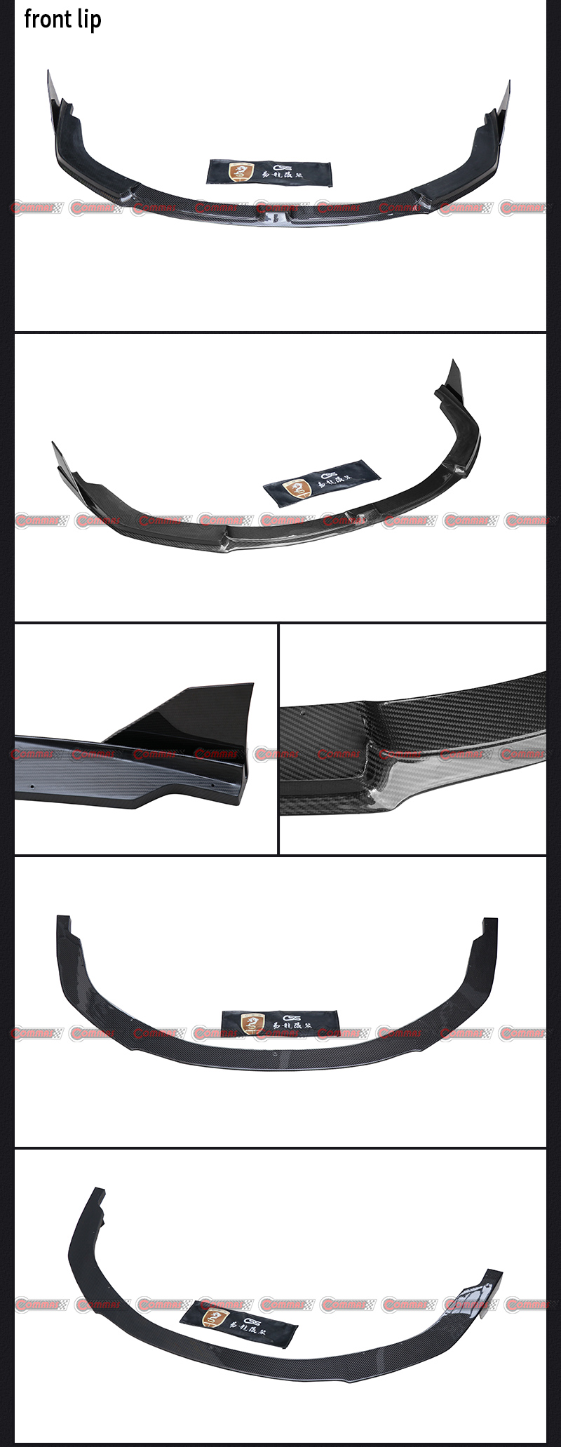 Lamborghini Huracan Lp610 Labio Delantero De Fibra De Carbono