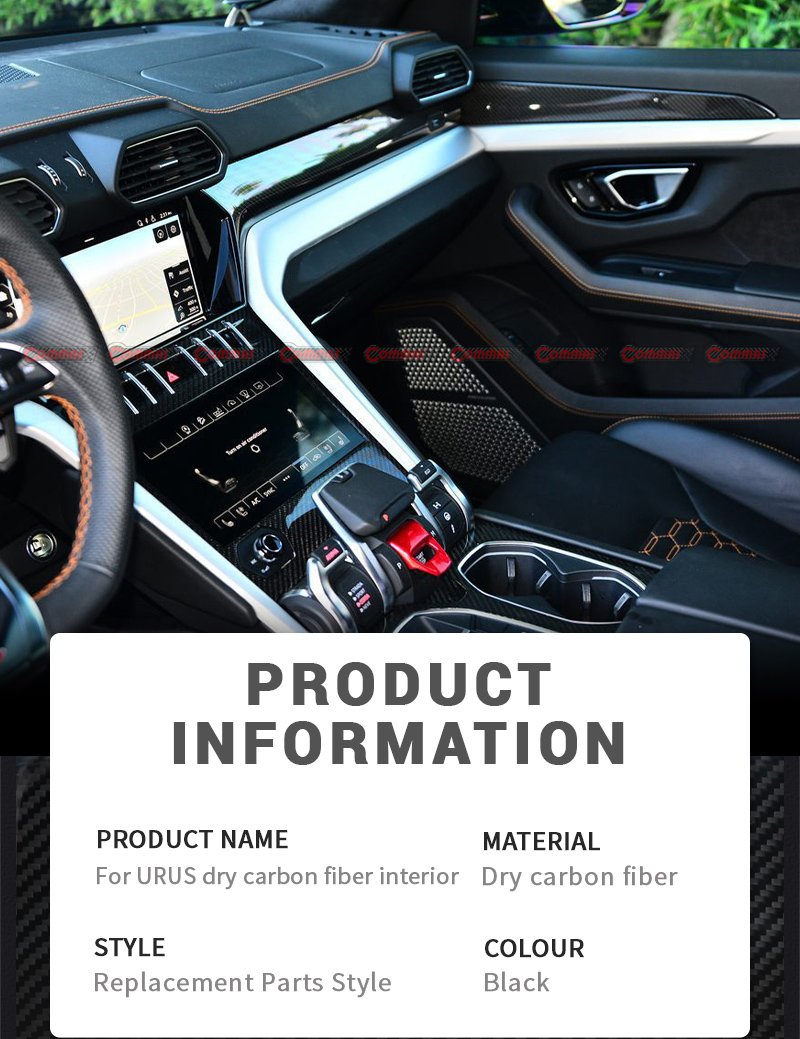 Lambroghini Urus Reemplazo de molduras interiores