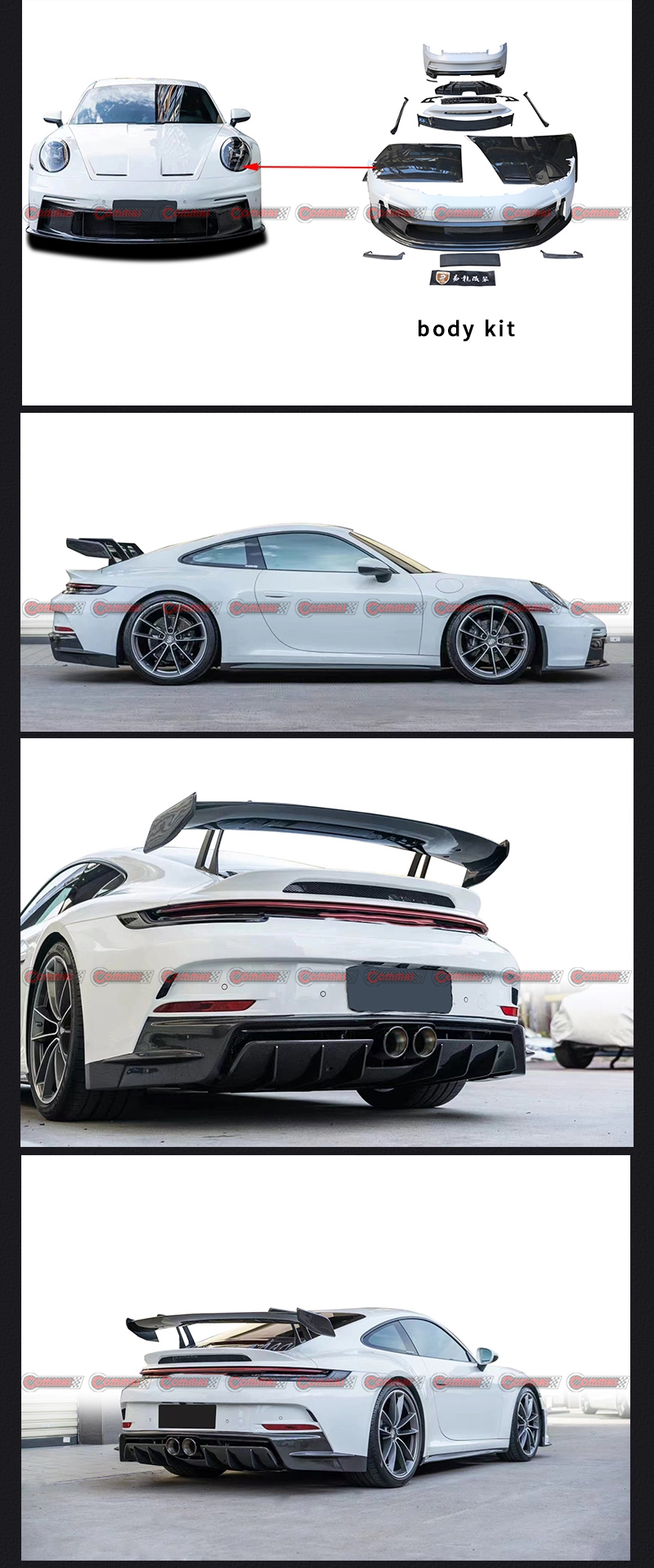 kit de carrocer&iacute;a porsche 911 gt3