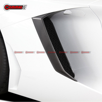 Ventilaciones de guardabarros laterales traseros de coche de fibra de carbono estilo OEM para Lamborghini Aventador Lp700 
