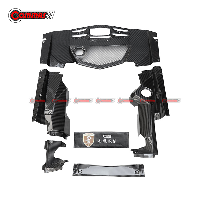 Interior del motor Lamborghini LP700 de fibra de carbono