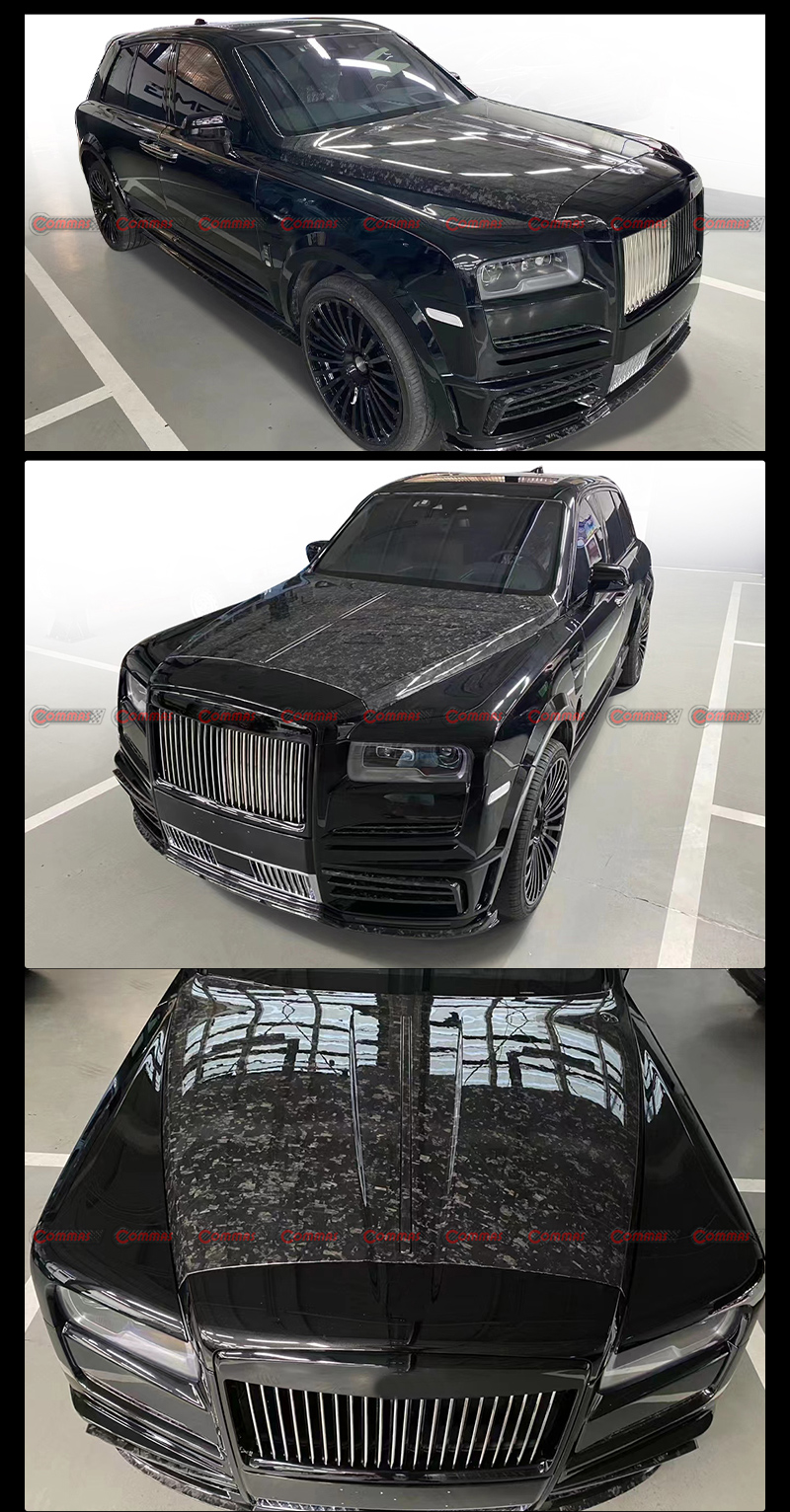 cubierta del motor rolls royce culinan mansory