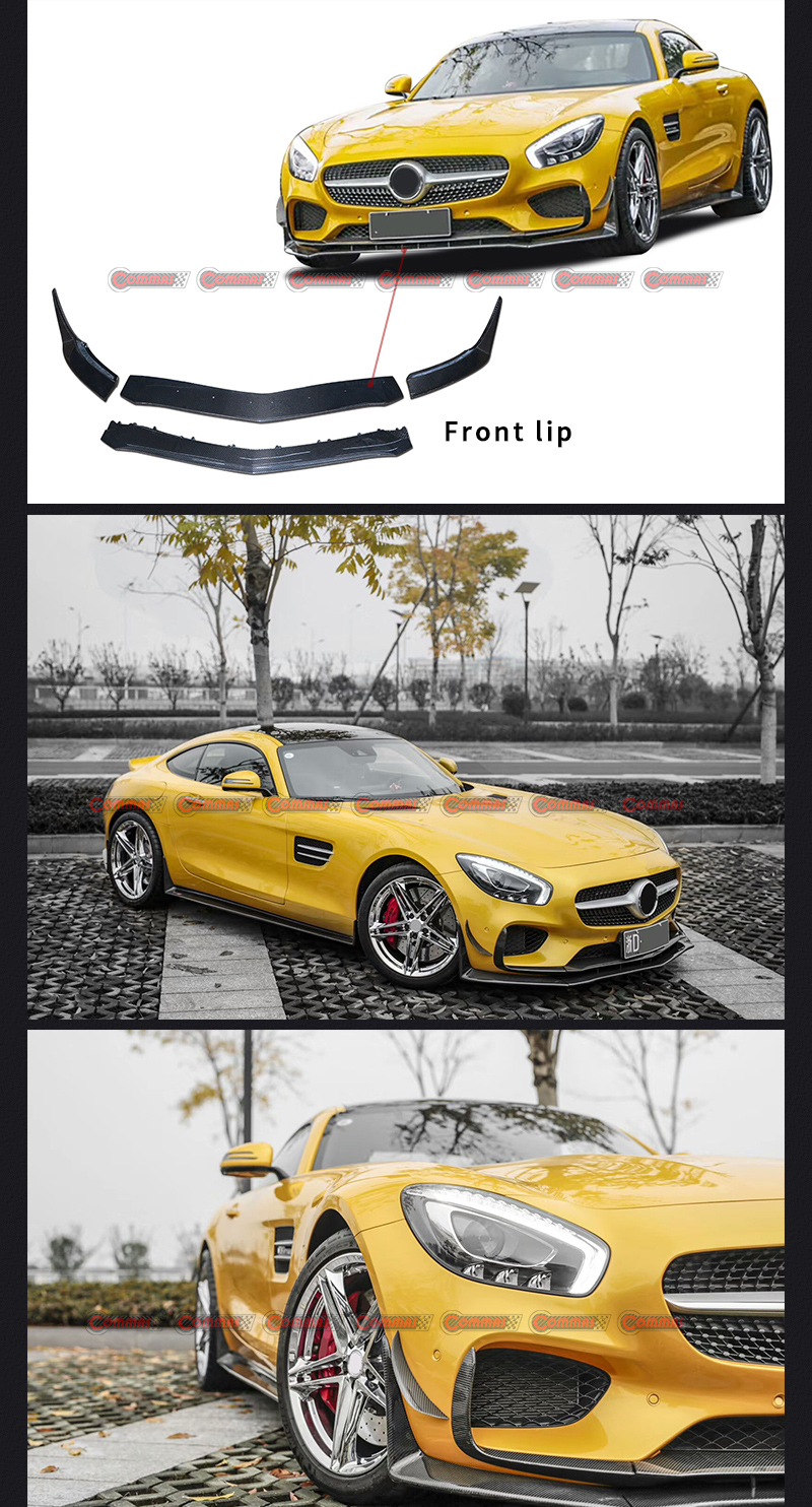 Labio delantero rz para mercedes benz amg gt