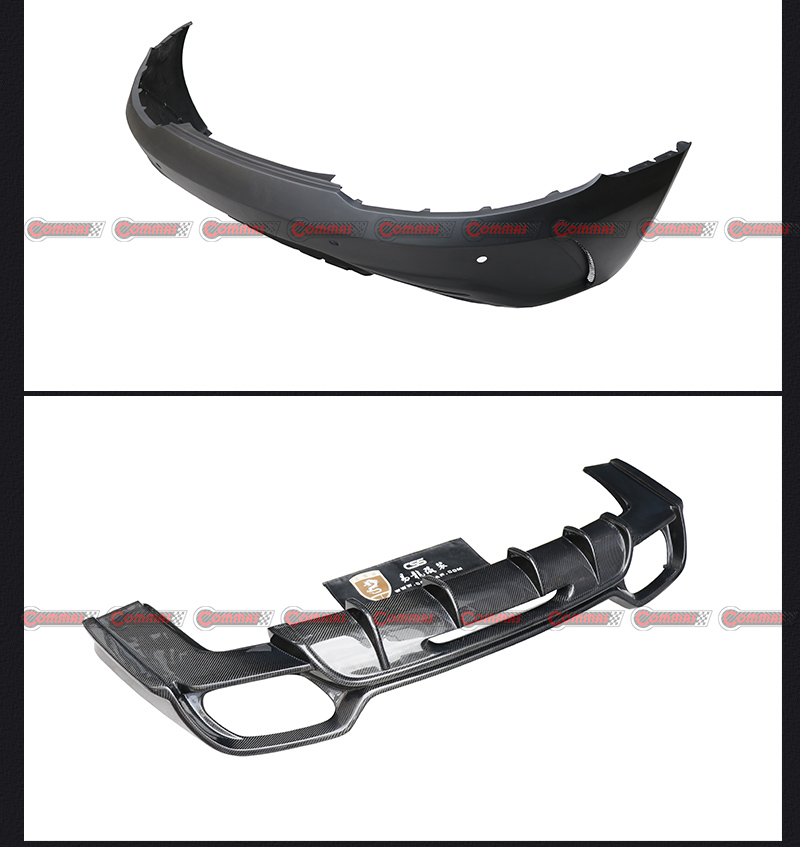 Difusor trasero estilo pd mercedes benz amg gt