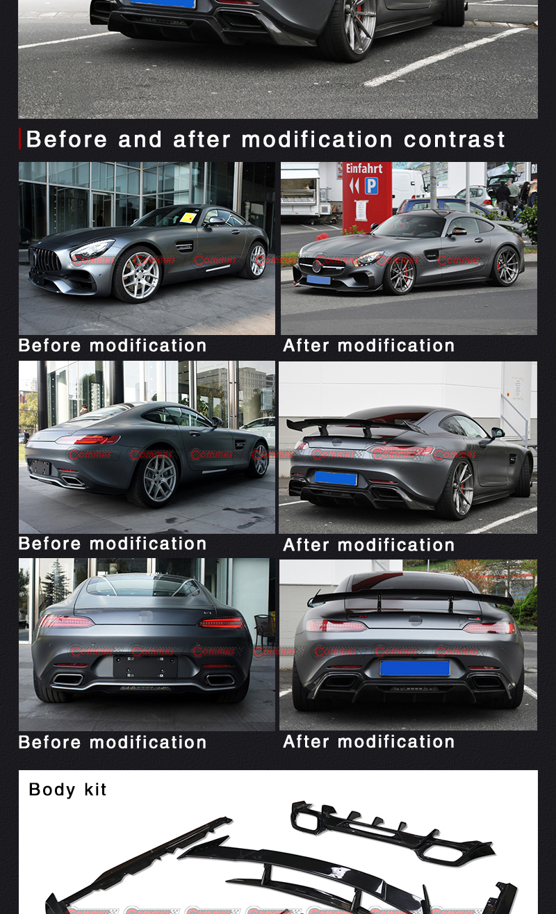 kit de carrocer&iacute;a renntech para amg gt