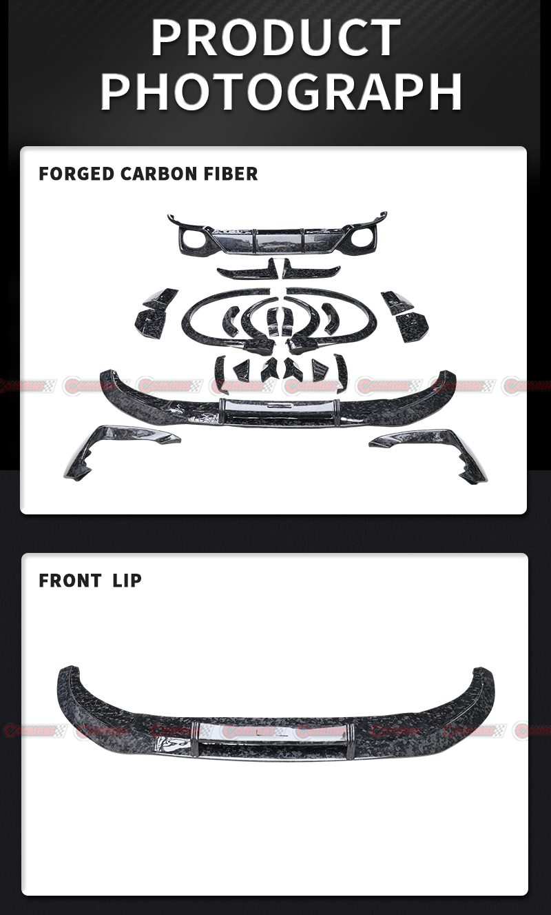Kit de carrocer&iacute;a de fibra de carbono forjada Audi RSQ8
