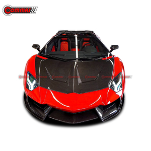 Cubierta del capó del motor de fibra de carbono estilo 1016 para Lamborghini Aventador Lp700