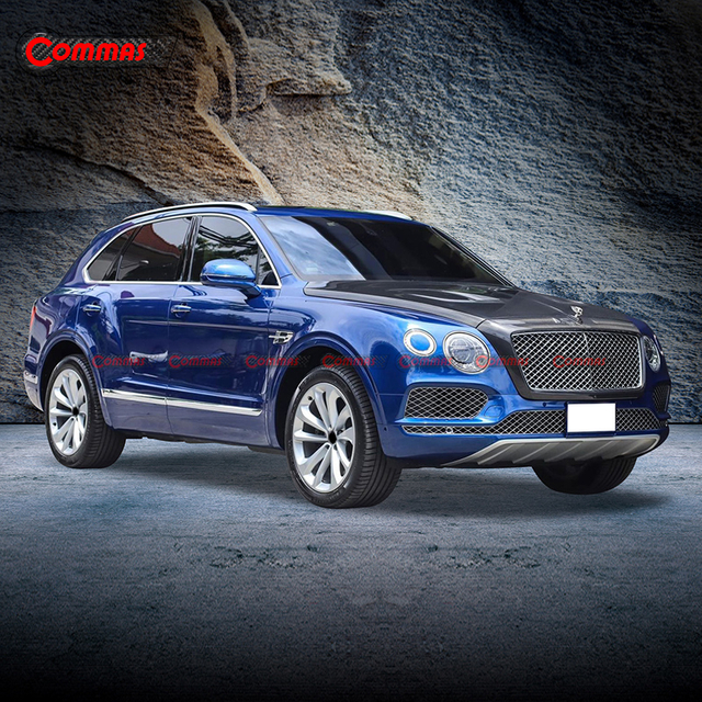 Marco de parrilla delantera Mansory de fibra de carbono para Bentley Bentayga