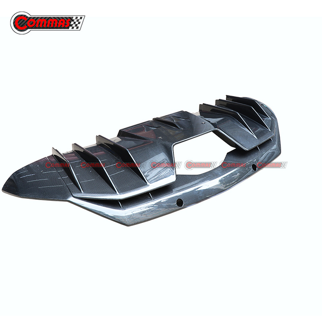 Labio del difusor trasero de fibra de carbono estilo OEM para Lamborghini Aventador LP740