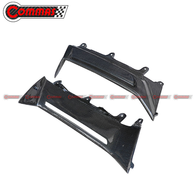 Ventilaciones de entrada de salida de aire lateral de guardabarros trasero de fibra de carbono estilo Novitec para Lamborghini Aventador Lp700