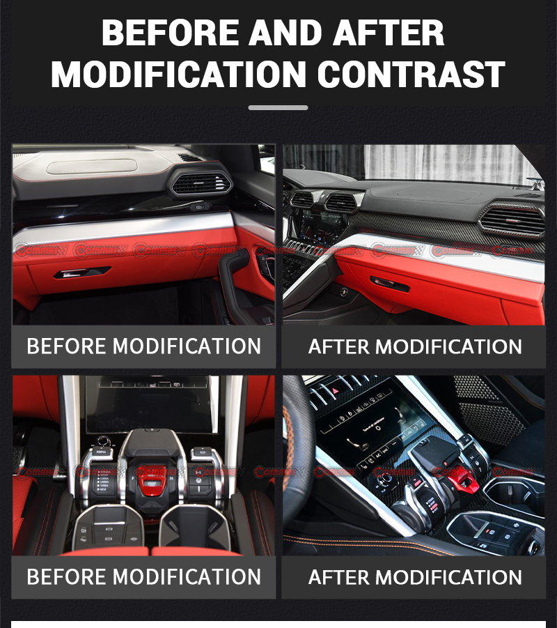 Lambroghini Urus Reemplazo de molduras interiores