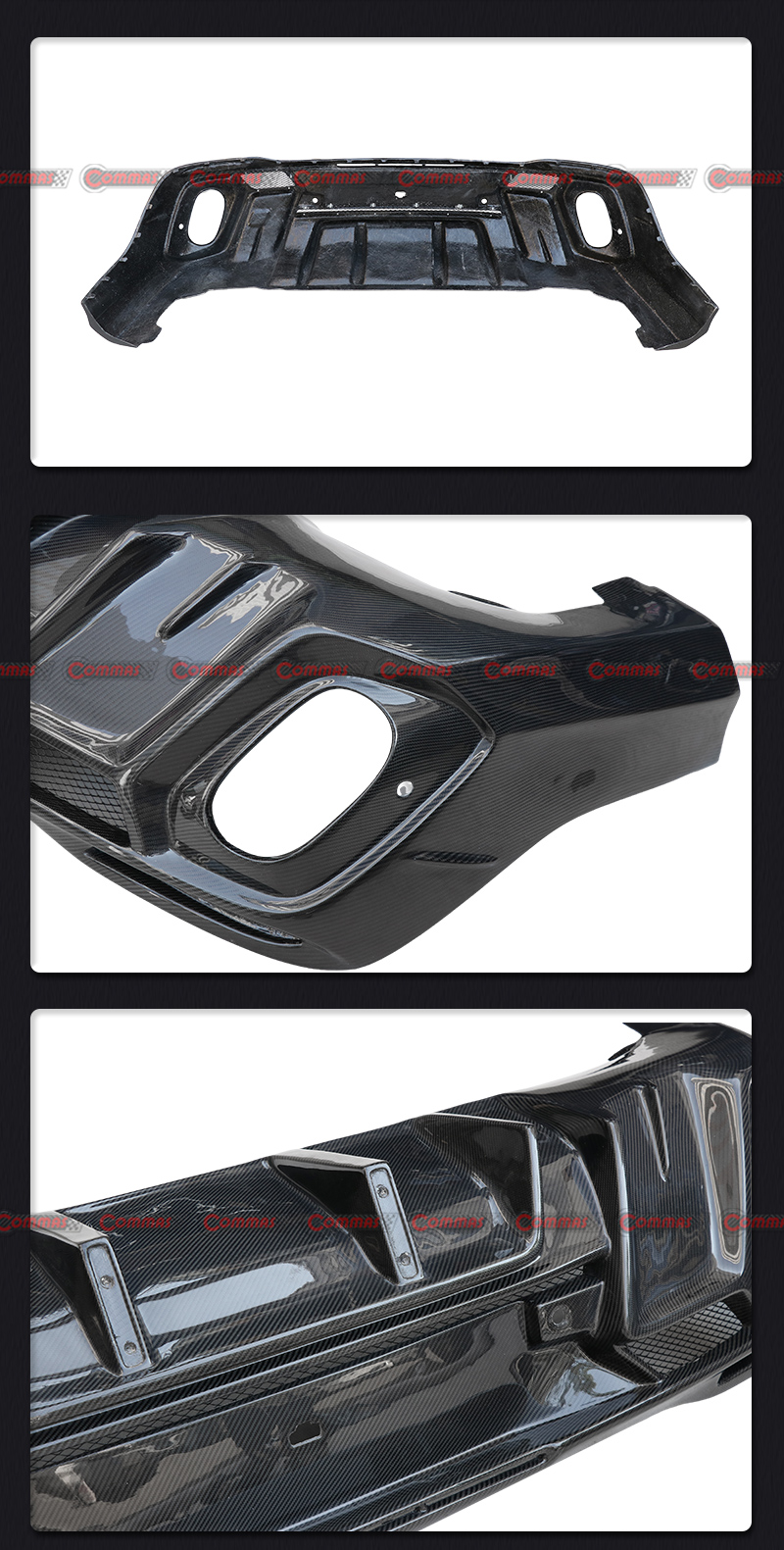 mercedes benz gle larte difusor trasero