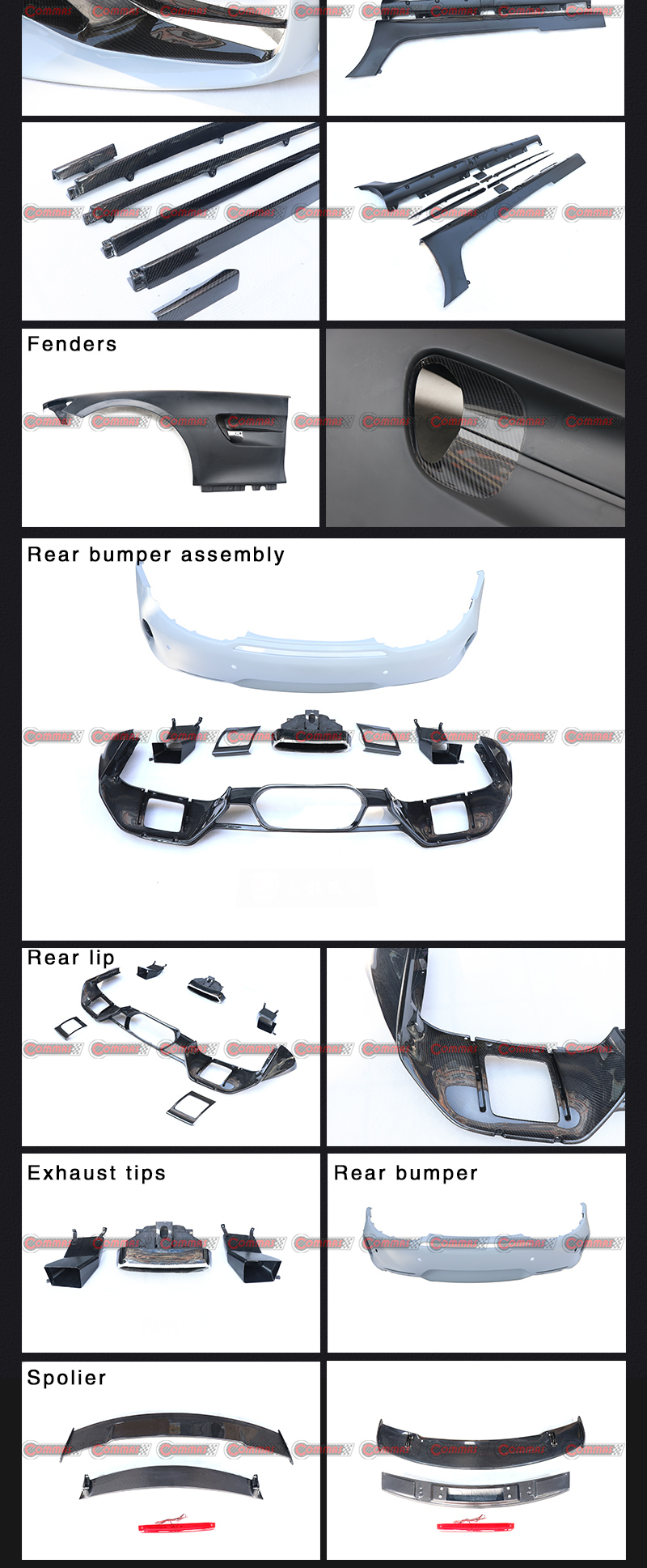 kit de carrocer&iacute;a estilo gtr para amg gt