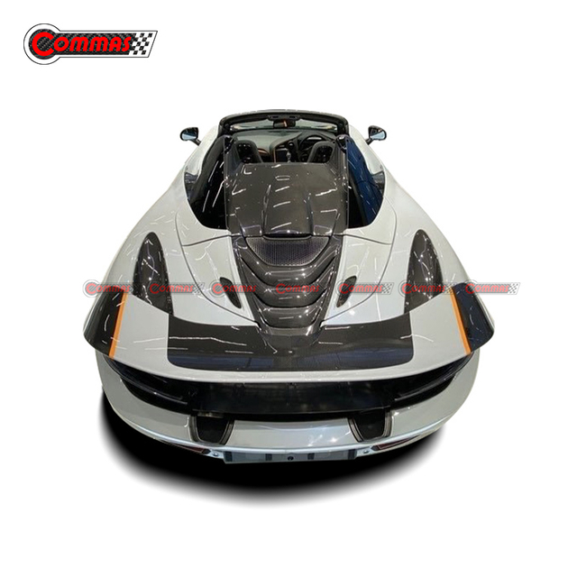 Campana de motor de maletero trasero de fibra de carbono estilo OEM para Mclaren 720S Spider